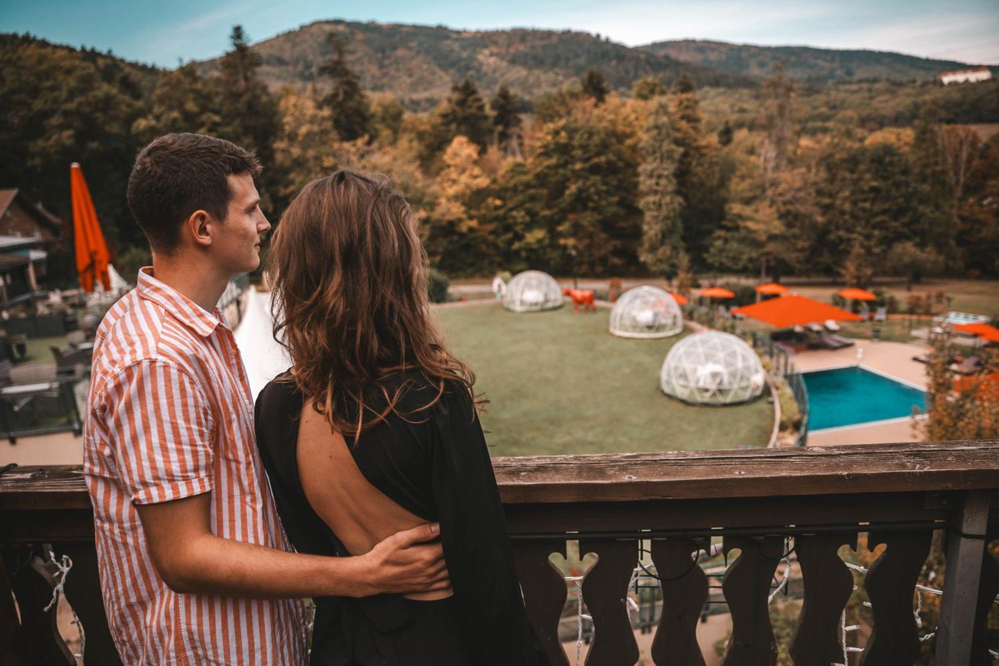 Les Violettes Hotel & Spa Jungholtz Zewnętrze zdjęcie